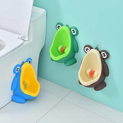 Cute Frog Potty Training Urinal for Boys with Fun Aiming Target
