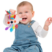 Montessori Baby Sensory Teething Toy: Cute Bottle Shape with Rattles
