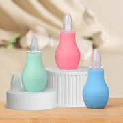 Aspirador nasal de silicona para bebés: limpiador de mocos simple