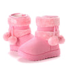 Kids Plush-Lined Winter Snow Boots – Warm Anti-Slip Shoes