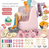 Kids DIY Color Clay Kitchen Maker Set – Ice Cream, Noodle & Burger Machine with 12 Colors & Molds