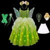 Girls Fairy LED Dress – Light-Up Princess Costume