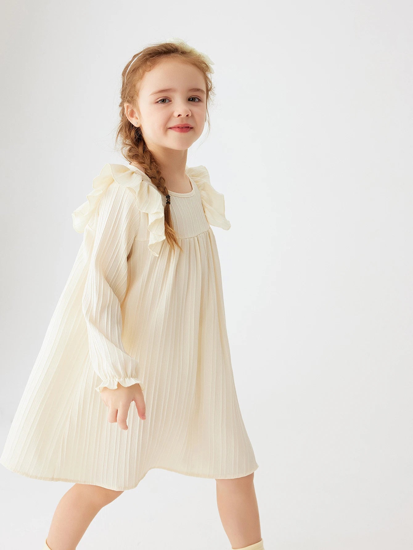 Girls' Ruffles Princess Dress: Spring/Fall Casual Party Wear 1lovebaby Girls' Ruffles Princess Dress: Spring/Fall Casual Party Wear 1lovebaby