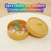 5-Piece Mini Dumpling Squishy Set – Soft Sensory Fidget Toys