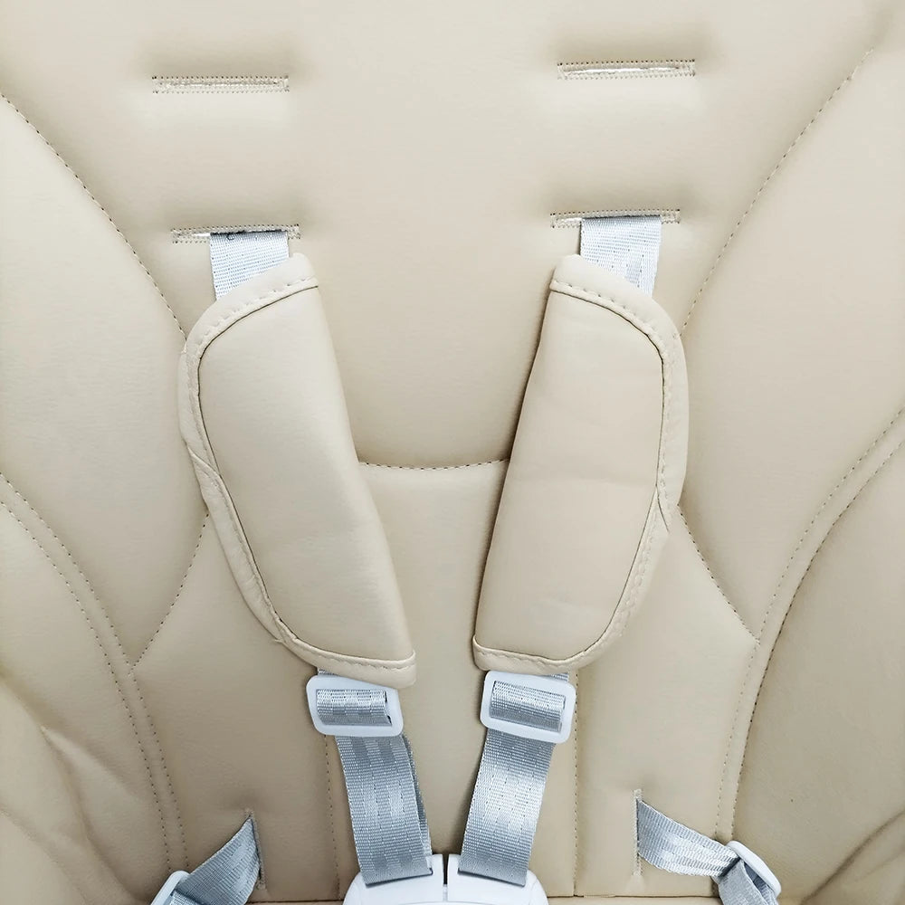 peg perego leather Peg Perego Siesta Zero 3 High Chair Seat Cushion: PU Leather Safety Be – 1lovebaby