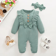 Charming Baby Girl Romper Set