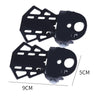 Kids Bicycle Rear Seat Set – Child Bike Back Seat with Backrest, Handle Grip & Footrest Pedals