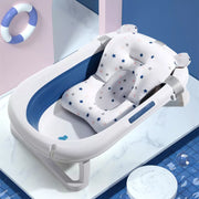 Foldable Baby Bath Support Mat: Infant Comfort Essential