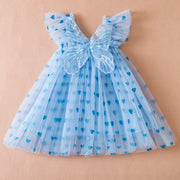 1Lovebaby's Princess Birthday Party Dress: Back Bow Wing Tulle Dress