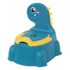Cartoon Dinosaur Potty Training Seat for Boys and Girls, Toddler Toilet with Removable Inner Pot, High Back Support, and Anti-Skid Base (Durable PP Material)