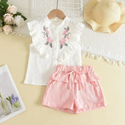 Embroidered Chic Set for Girls