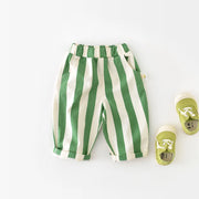 1LoveBaby's High-Waist Striped Pants: Elevate Your Style with Comfort and Chic