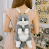 Cat-Shaped Fashion Backpack – Plush-Look Design & Zipper Closure