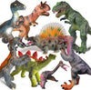 8 PCS Dinosaur Toys for Kids Toddler 3-5, Realistic Dinosaur Figures for Boys & Girls 3 4 5 6 7 Year Old Children Birthday, Dino Party Favors