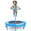 Mini Trampoline for Kids, 36'' Rebounder with Foam Handle, Safety Padded and Durable Steel Frame, Indoor Exercise Trampoline for Toddlers