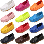 Kids' PU Leather Slip-On Moccasin Loafers 2