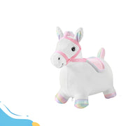 Ride On Inflatable Hopping Horse Bouncer Toy, Eco-Friendly PVC Indoor/Outdoor Jumping Animal for Toddlers, Promotes Balance and Coordination (Ages 18 Months+)