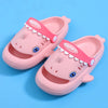 Pantuflas de verano con forma de tiburón para niños: chanclas para el hogar antideslizantes y cómodas 