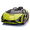 12V Licensed Lamborghini Sian Electric Kids Ride-On Car – Scissor Doors, Remote Control, LED Lights & Music for Ages 3–6