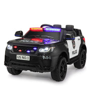 12V Electric Kids Ride-On Toy Police Car – Flashing Lights, Siren, MP3 & Parental Remote for Ages 3–6