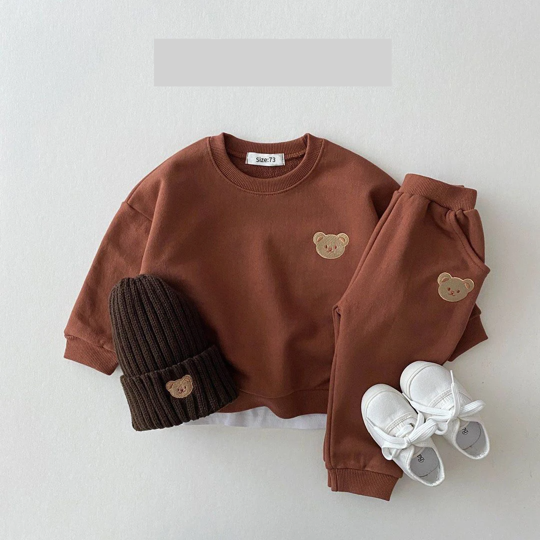 Baby Clothes Set (6 Months - 5 Years Old), Brown / 110 Baby Clothes Set (6 Months - 5 Years Old), Brown / 110