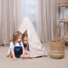 Play Tent Cover with Mat for Triangle Climbing Ladder – Cozy Teepee for Kids Indoor Play