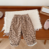 Pantalones de invierno para niños con forro de piel gruesa para mayor calidez - Pantalones para niñas y niños 