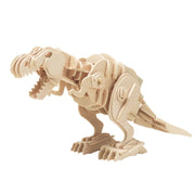 3D Wooden Puzzle | Robotic Dinosaurs - Sound Control Walking T-Rex | Gift for Your Children