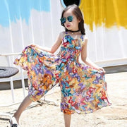 Summer Floral Jumper Dress
