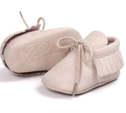 Soft Baby Unisex Anti-Slip Moccasins Shoes with Tassels