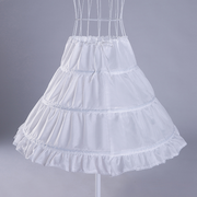 3 Hoop Drawstring Dress Skirt Petticoat