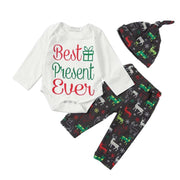 Christmas Present Romper Outfit