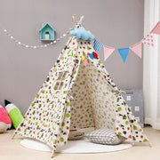 51 Inches Large Teepee Kids Play Tent Foldable | Gift Indoor Outdoor for Kids