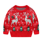 Christmas Elk Pullover Knitwear Sweater