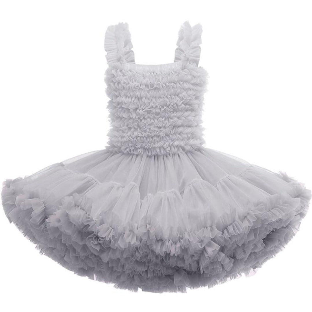 Summer Mesh Ruffle Princess Tutu Dress, Pink / 5 Summer Mesh Ruffle Princess Tutu Dress, Pink / 5