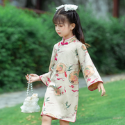 Long-Sleeved Cheongsam Chinese Style Princess Dress