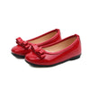 Mesh and Leather Bow Design Little Girls Fashion Party Shoes