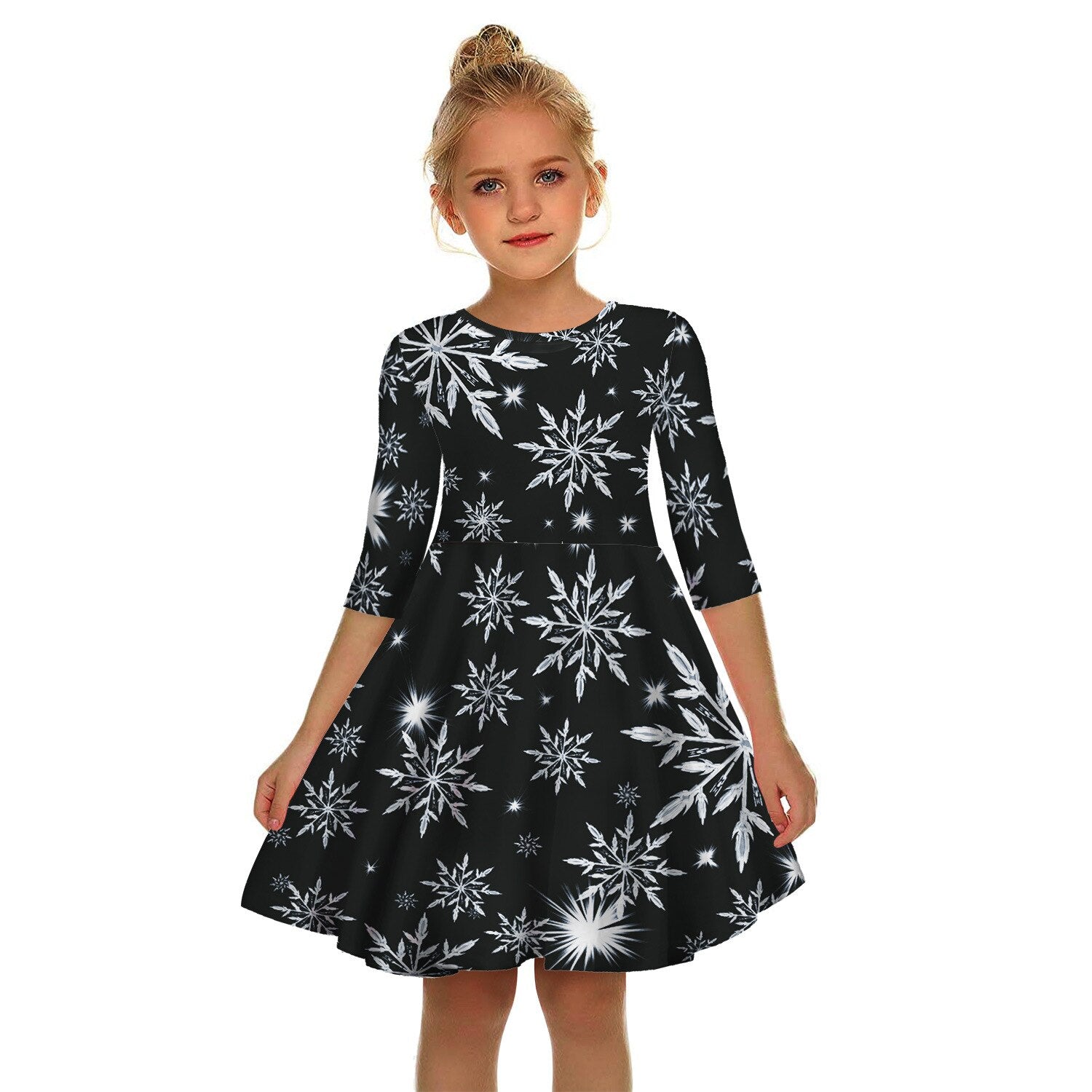 Santa Claus Christmas Fashion Dress, 9 / Black Santa Claus Christmas Fashion Dress, 9 / Black