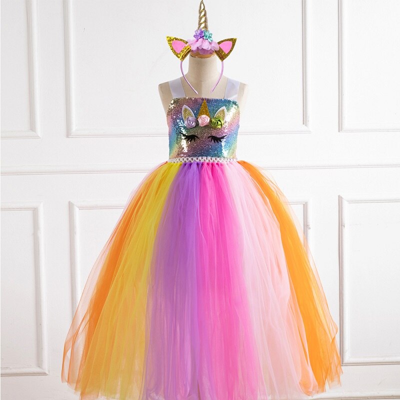crochet unicorn dress Unicorn Pastel Rainbow Dress Homecoming Outfit Crochet Knit Clothes Costume