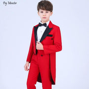 Formal Red Tuxedo Suit Set