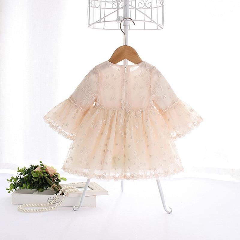 Princess Flare Lace Dress - 1LoveBaby, 2-3 Years / Light Pink Princess Flare Lace Dress - 1LoveBaby, 2-3 Years / Light Pink