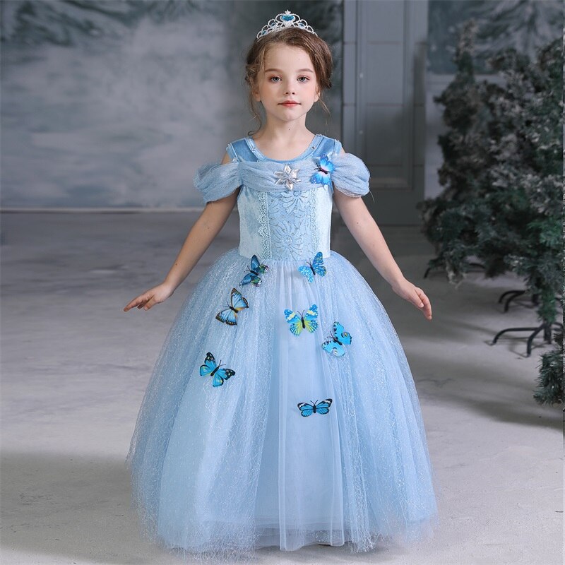 Long Back Unicorn Dress, 5 / White/Purple