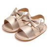 Rubber Bowknot Baby Soft Sole First Walker Sandals
