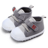 Tri Color Baby Boy Soft Sole First Walker Sneaker Shoes