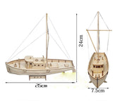 3D Wooden Puzzle | Sailing Ship | Gift for Children and Adult