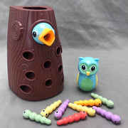 Magnetic Woodpecker Feeding Worms Toy - 1LoveBaby