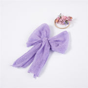 Blanket Wrap Wool Knitted  Bow Baby And Headband Set