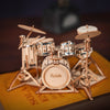 Rompecabezas de madera 3D | Batería Saxofón Acordeón Violonchelo | Regalo para sus hijos y adultos