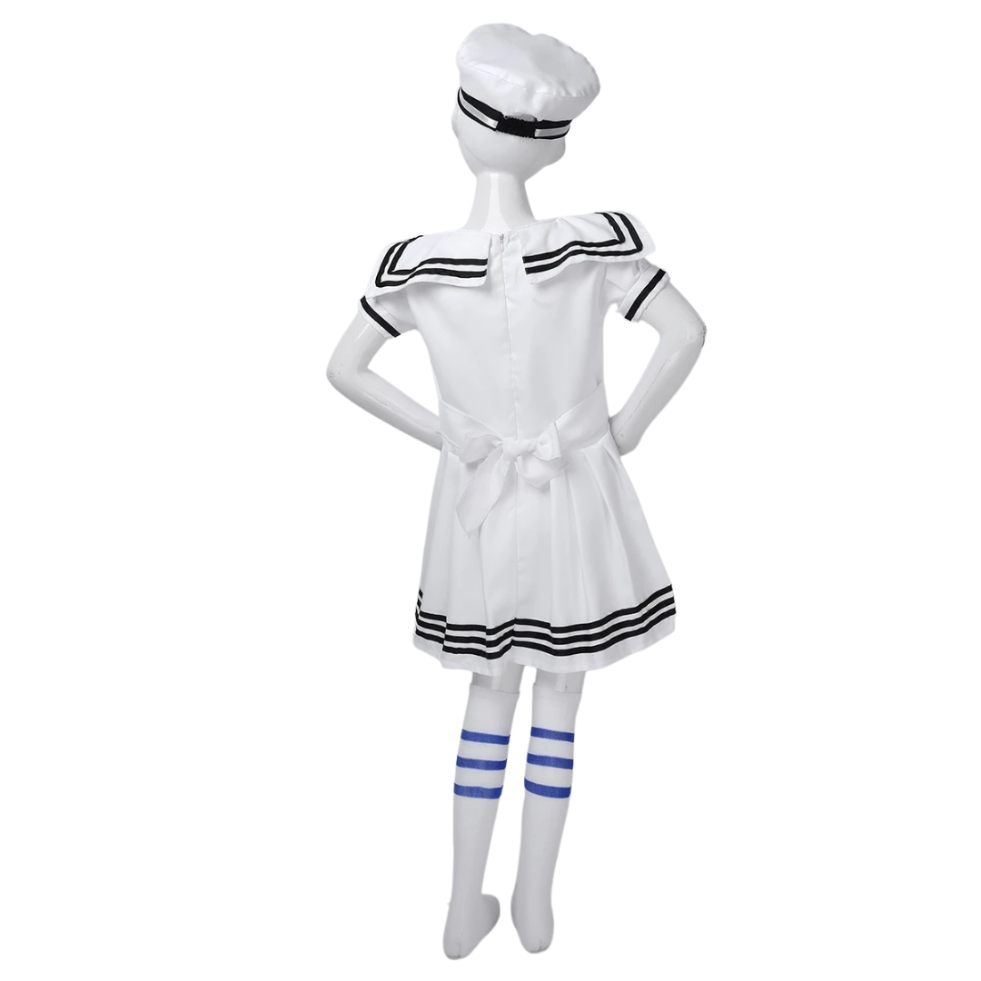 Navy Girl Sailor Uniform Costume Set – 1lovebaby