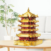 3D Metal Puzzle | Yellow Crane Tower | Educational Toys